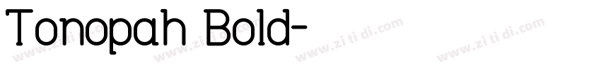 Tonopah Bold字体转换